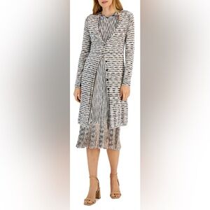INC International Concepts Space Dye Duster Cardigan, Neutral Knit, sz S